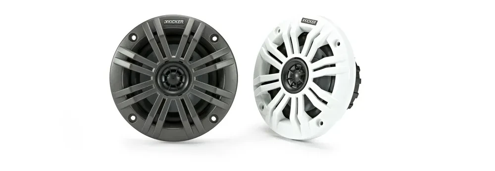 Б/У Динамик для морского применения KICKER 45KM44 KM Series 4" 2-полосная коаксиальная, 4 Ом