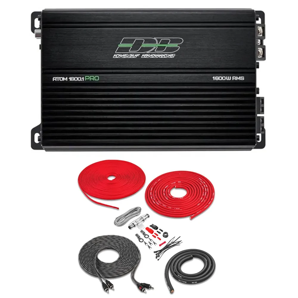 Автомобильный усилитель Deaf Bonce Apocalypse 1600.1 Pro, Class D, 1-канальный (набор)