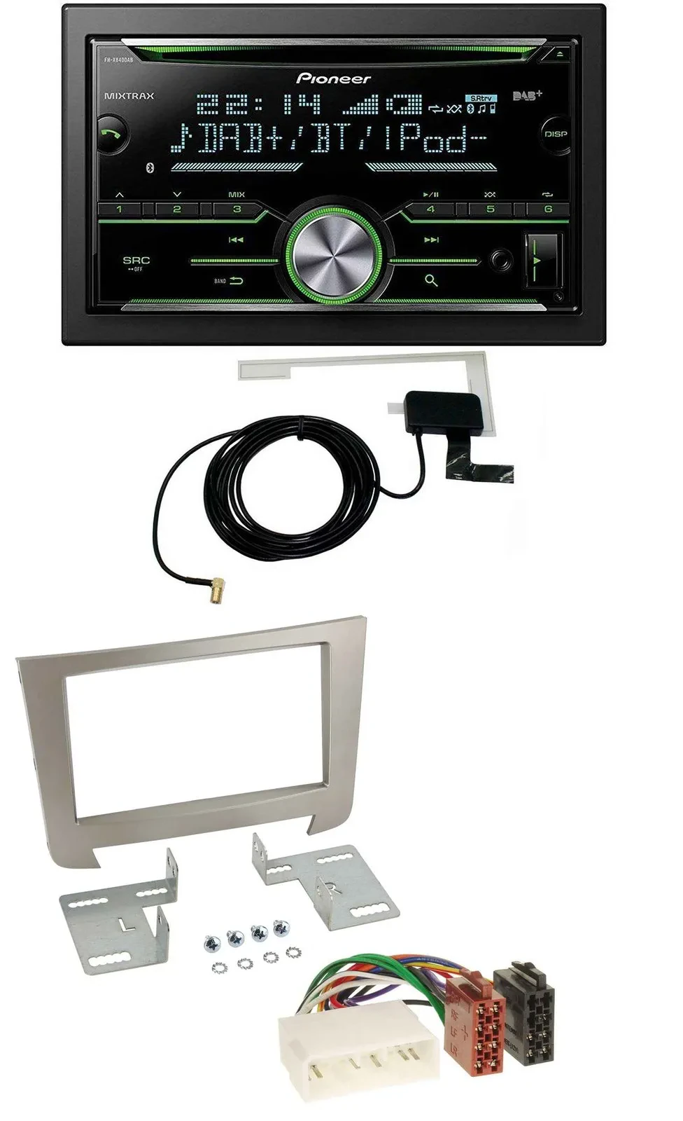 Pioneer CD USB MP3 Bluetooth 2DIN DAB Autoradio für SSangYong Rexton ab 2013