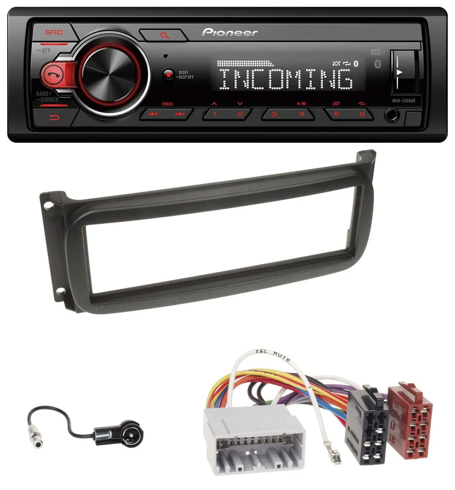 Pioneer Bluetooth USB DAB MP3 Autoradio für Chrysler Voyager Neon PT Cruiser 300