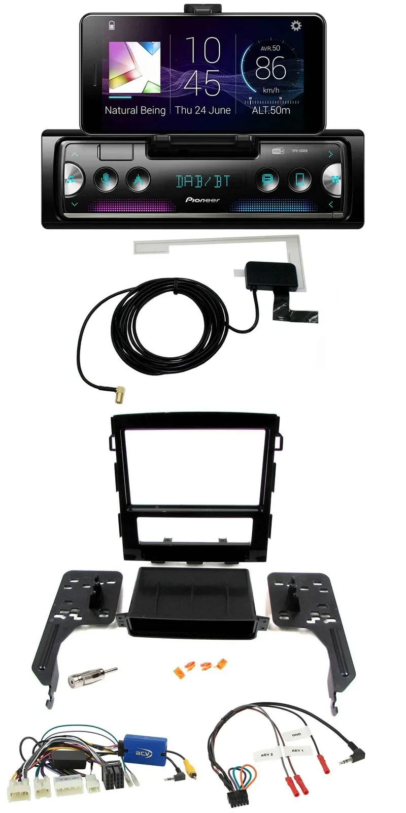 Автомагнитола для Subaru Impreza (с 2018) Pioneer DAB, Bluetooth, USB