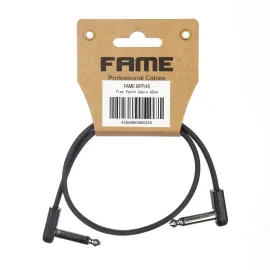 Патч-кабель инструментальный Fame Audio GIT0049335-000 Black 0.45 м