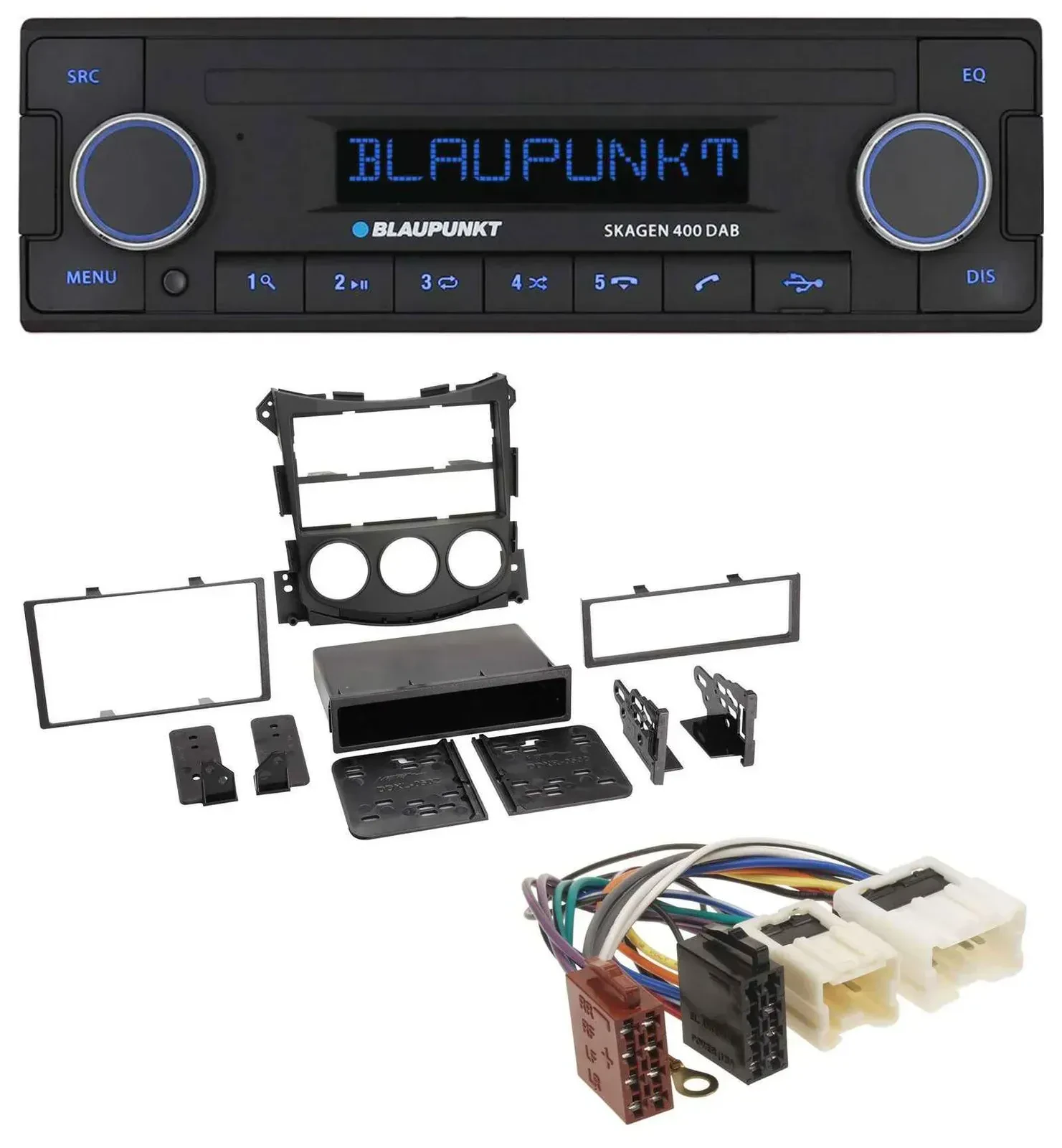 Blaupunkt DAB USB Bluetooth MP3 Autoradio für Nissan 370Z (ab 2009)