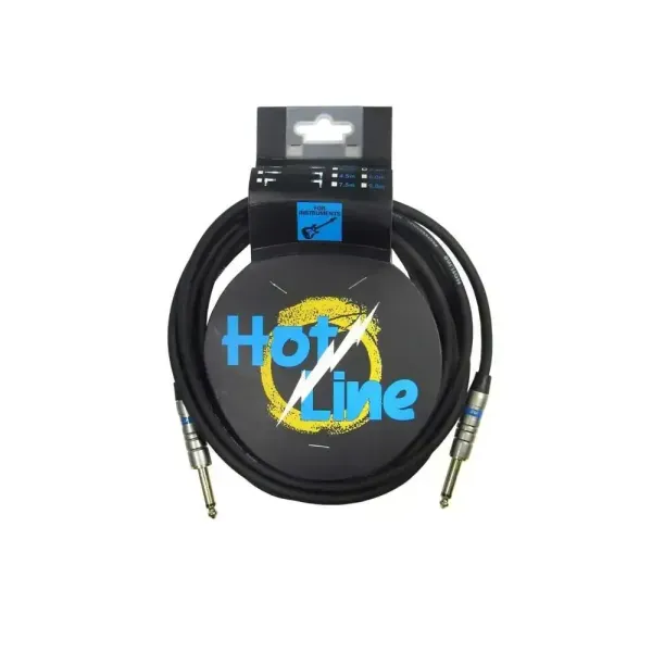 Инструментальный кабель Leem HOT-30SS Black 3 м