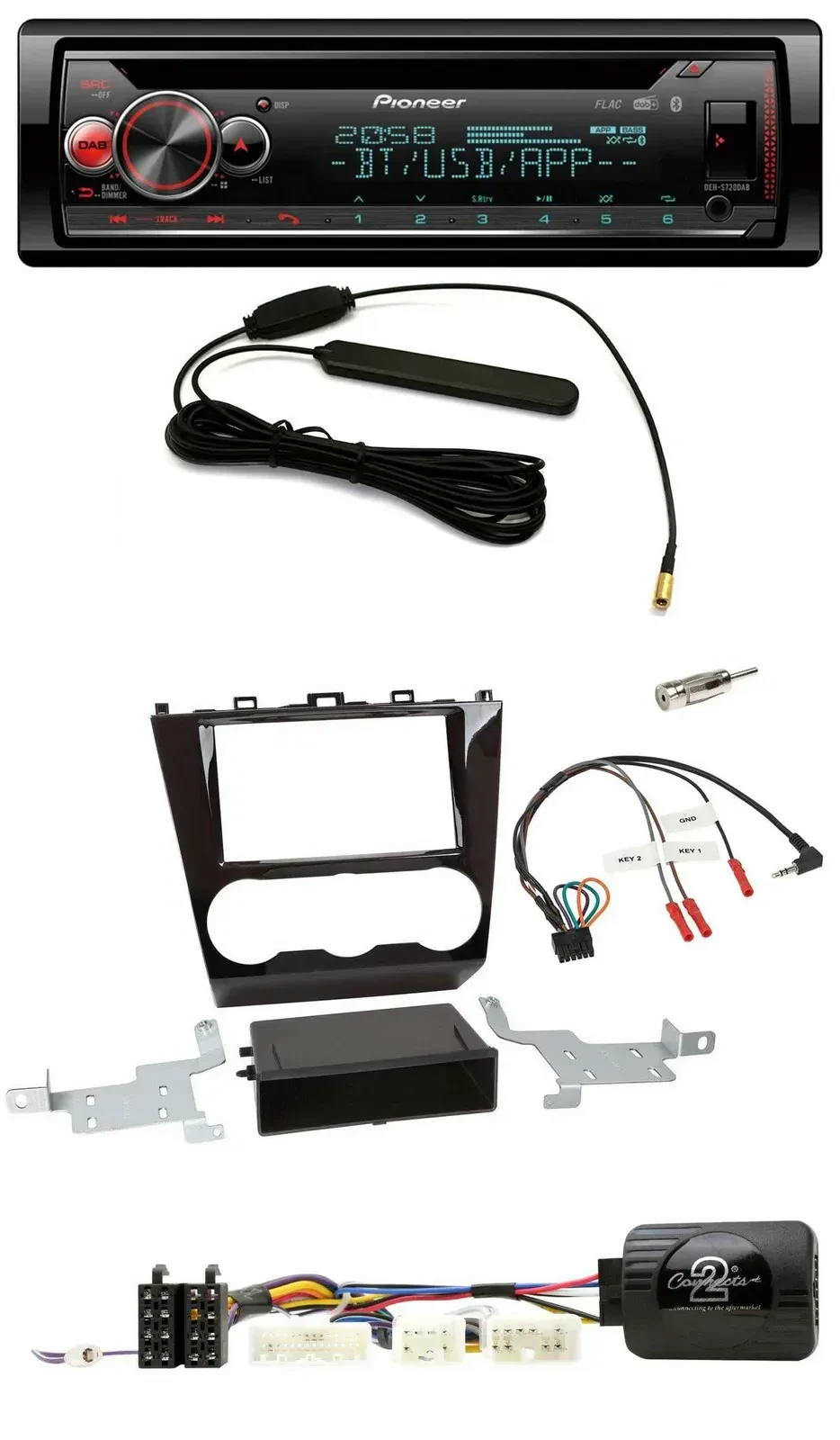 Автомагнитола для Subaru Forester (с 2015) Pioneer USB, DAB, Bluetooth, CD