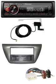 Pioneer 1DIN MP3 DAB USB AUX Autoradio für Mitsubishi Lancer Evo 2004-2008