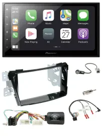 Pioneer Lenkrad Bluetooth DAB 2DIN USB Autoradio für Hyundai i40 ab 2011 VF Klav