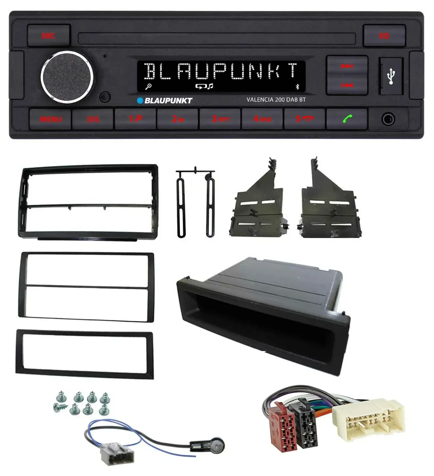 Blaupunkt DAB MP3 Bluetooth USB Autoradio für Nissan Altima (L31, 2005-2006)