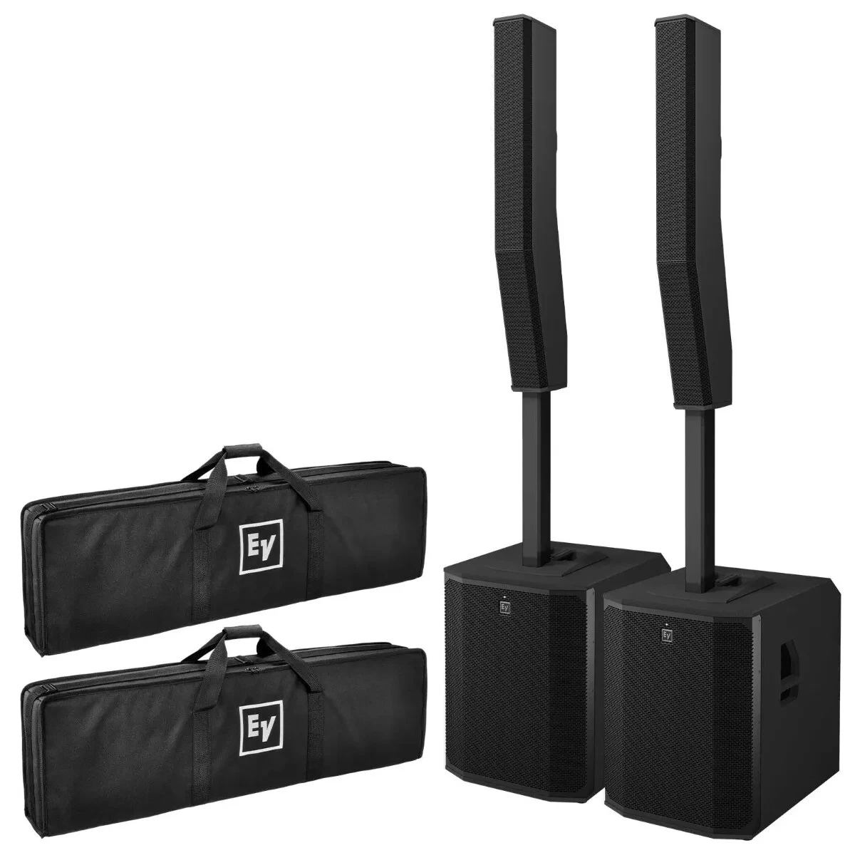 Electro-Voice EVOLVE 90 Portable Column Array Loudspeaker Systems Black Pair