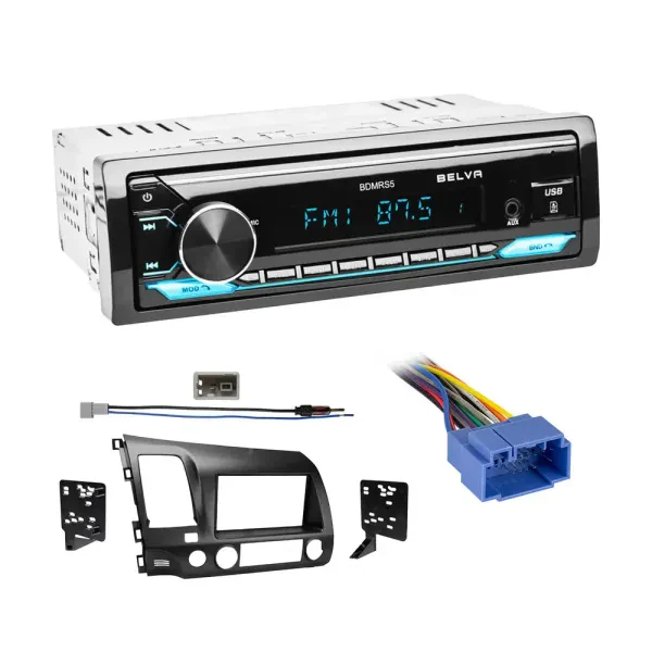 Honda Civic DX 2006-2011 Single DIN Car Radio Package | Belva