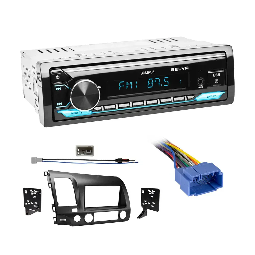 Комплект для автомагнитолы Belva BDMRS5 Single DIN для Honda Civic DX 2006–2011 (набор)
