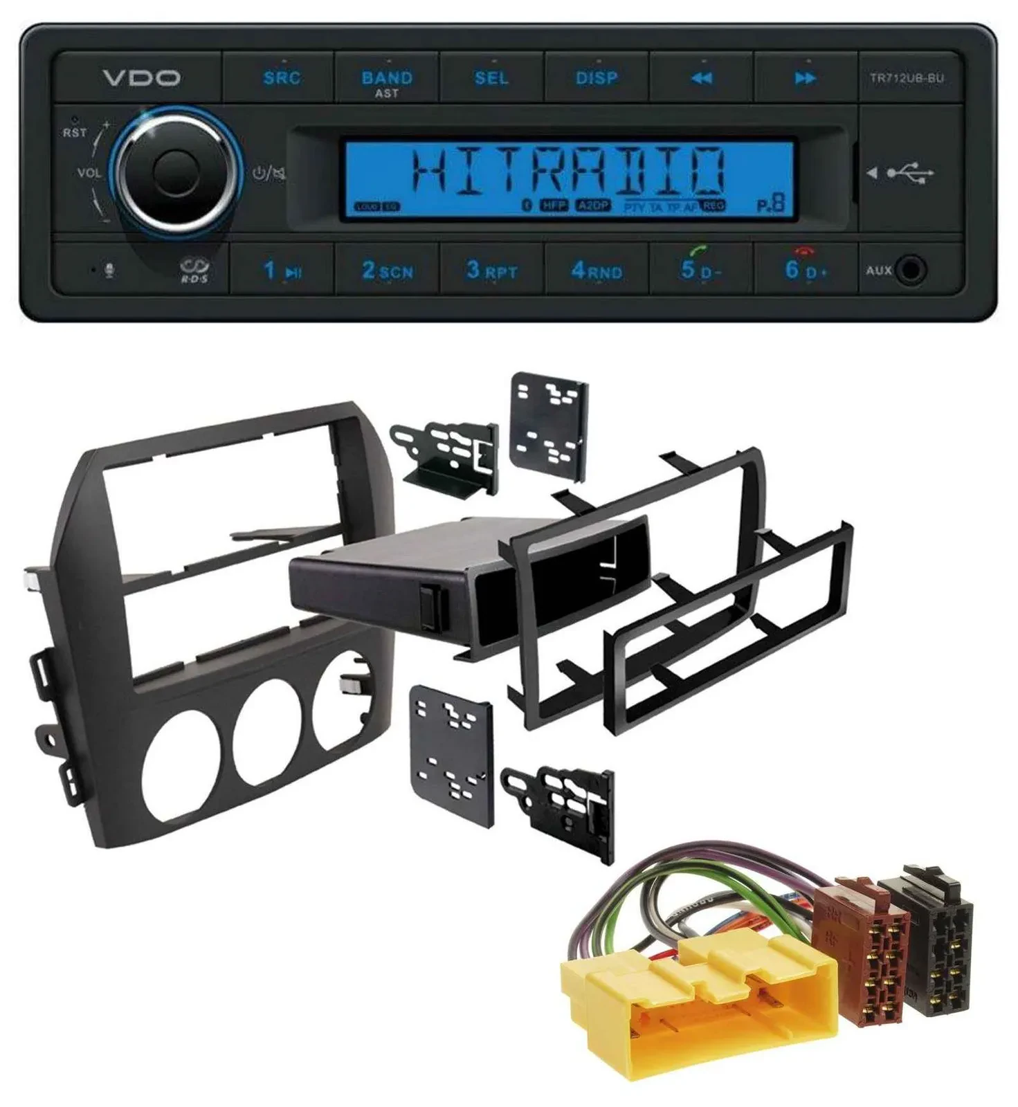 VDO Bluetooth AUX USB MP3 Autoradio für Mazda MX-5 (2005-2008)
