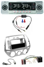 Dietz DAB USB MP3 Bluetooth Autoradio für Hyundai i20 (12-14) man. Klima