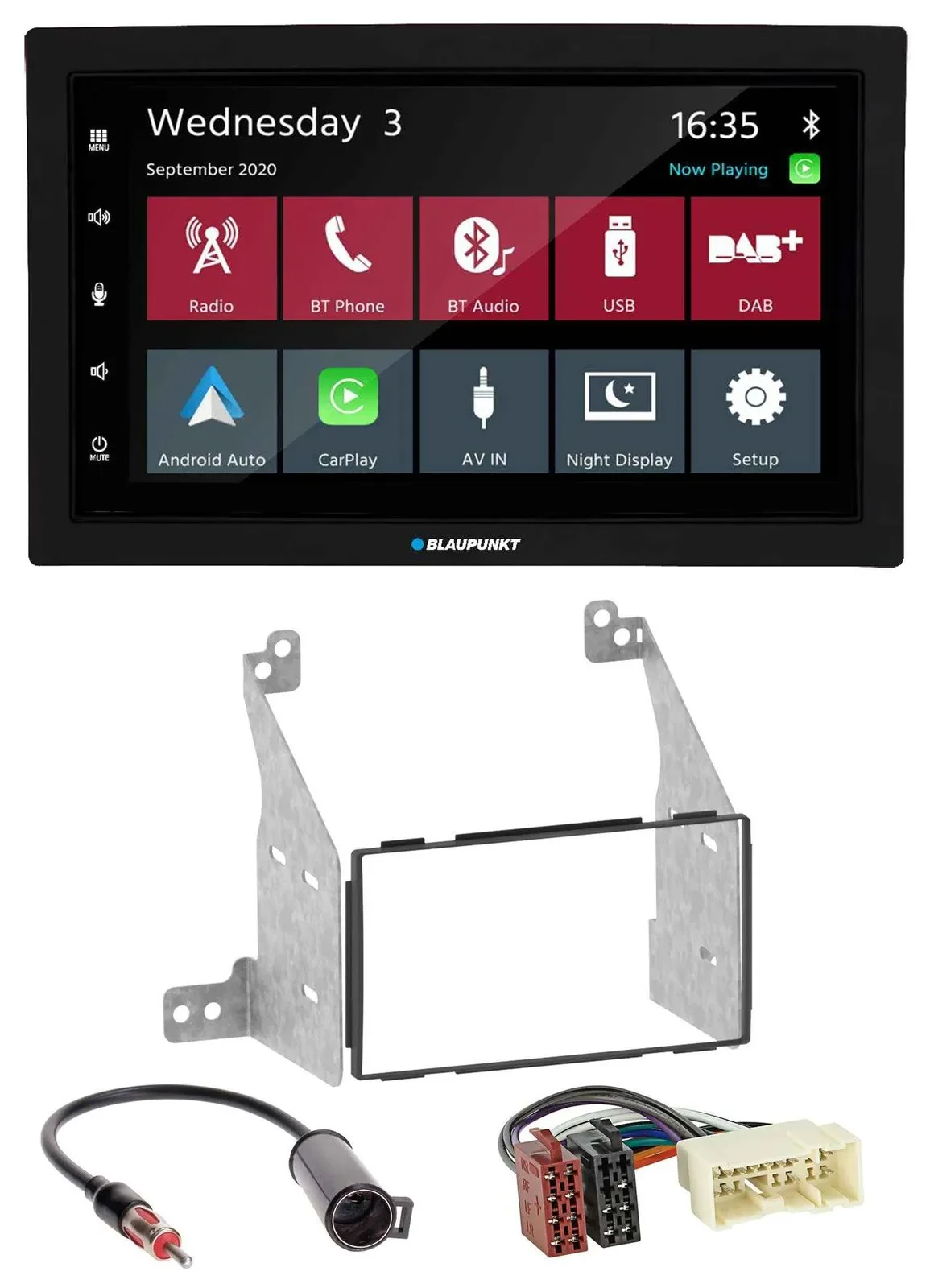 Blaupunkt DAB Bluetooth USB MP3 2DIN Autoradio für Nissan Pathfinder 04-07