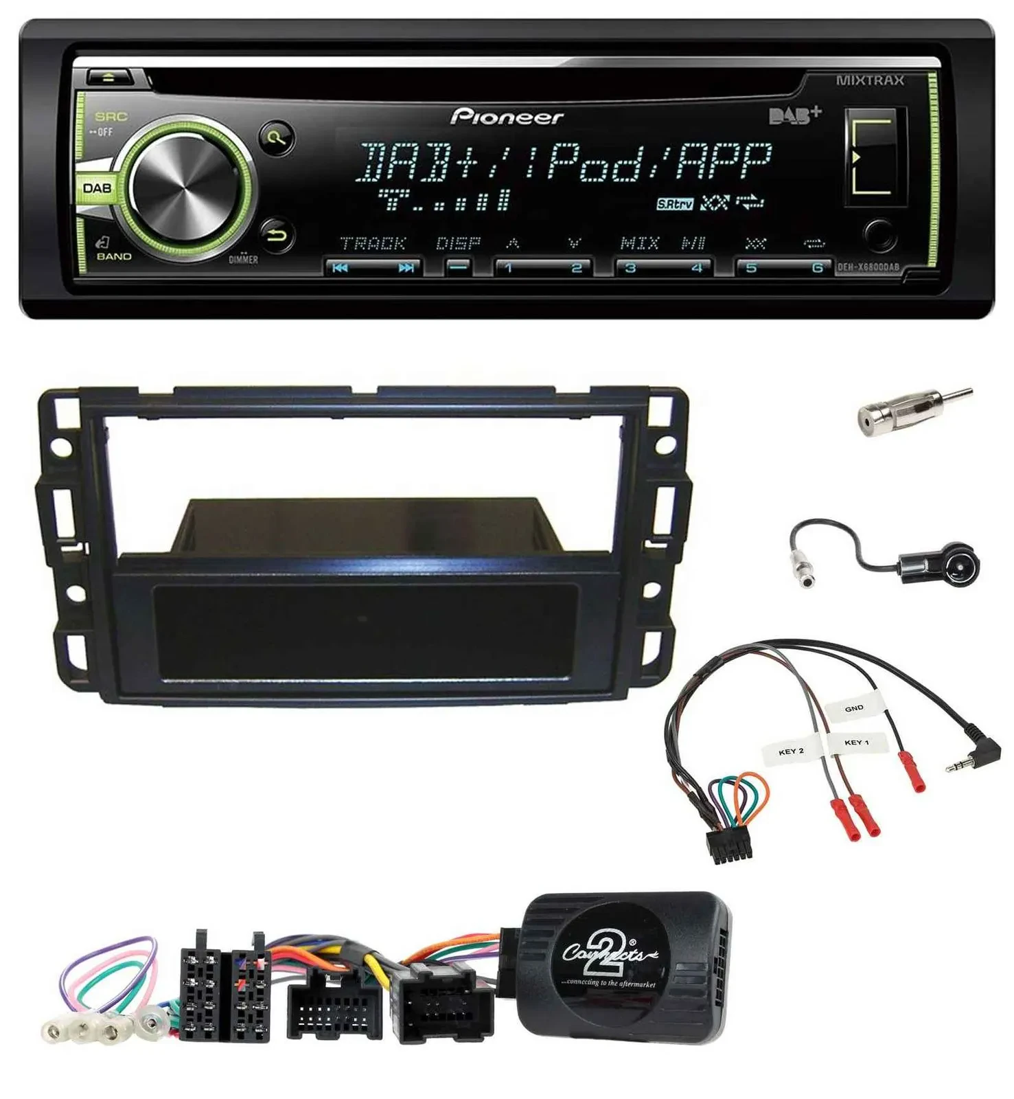 Автомагнитола Pioneer CD, DAB, USB, MP3 для Cadillac BLS (2006–2010)