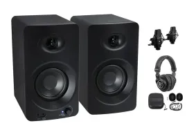 Pair Se Electronics sE4100 Cardioid Condenser Microphones+Monitors+Headphones