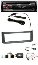 Pioneer CD USB Lenkrad DAB MP3 Autoradio für Smart ForFour W454 2004-2006 schwar