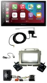 Pioneer USB Bluetooth DAB Lenkrad 2DIN Autoradio für Kia Sportage 3 Navi 10-15 s