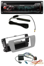 Автомагнитола Pioneer USB DAB MP3 Bluetooth CD для Seat Ibiza (с 2008), серый