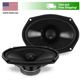 NVX VSP69 400 Watt 6" x 9" V-Series 2-Way Coaxial Car Stereo Speakers