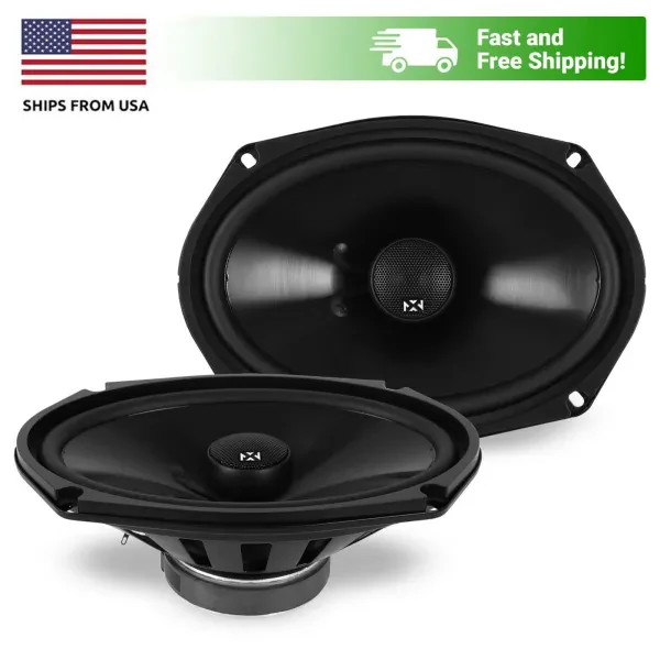 NVX VSP69 400 Watt 6" x 9" V-Series 2-Way Coaxial Car Stereo Speakers