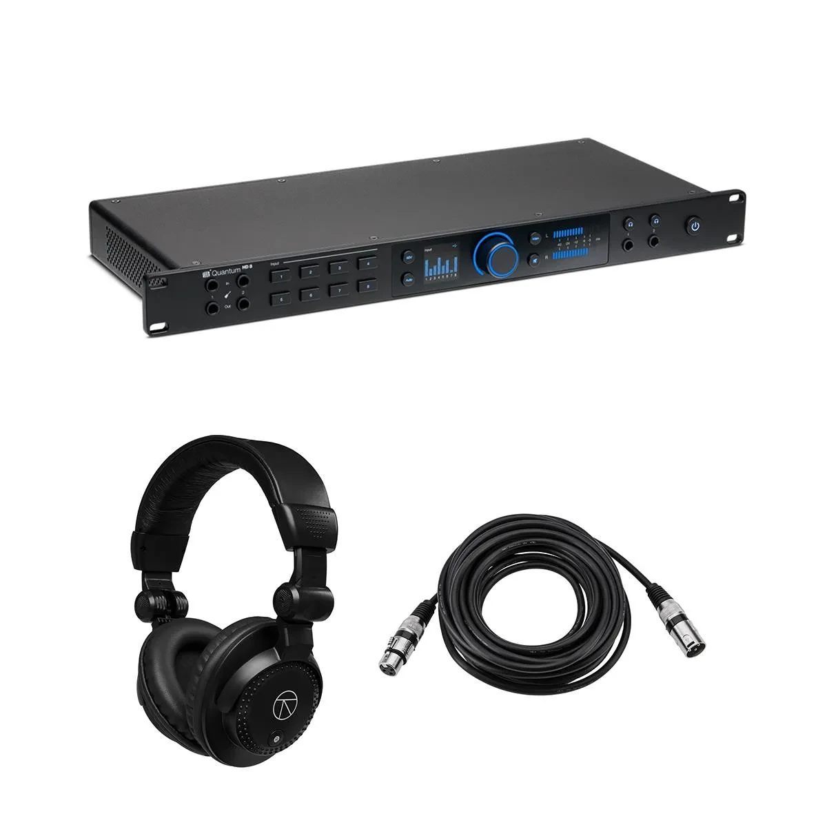Аудиоинтерфейс PreSonus Quantum HD 8 26 входов, 30 выходов, 32-бит USB-C (набор)