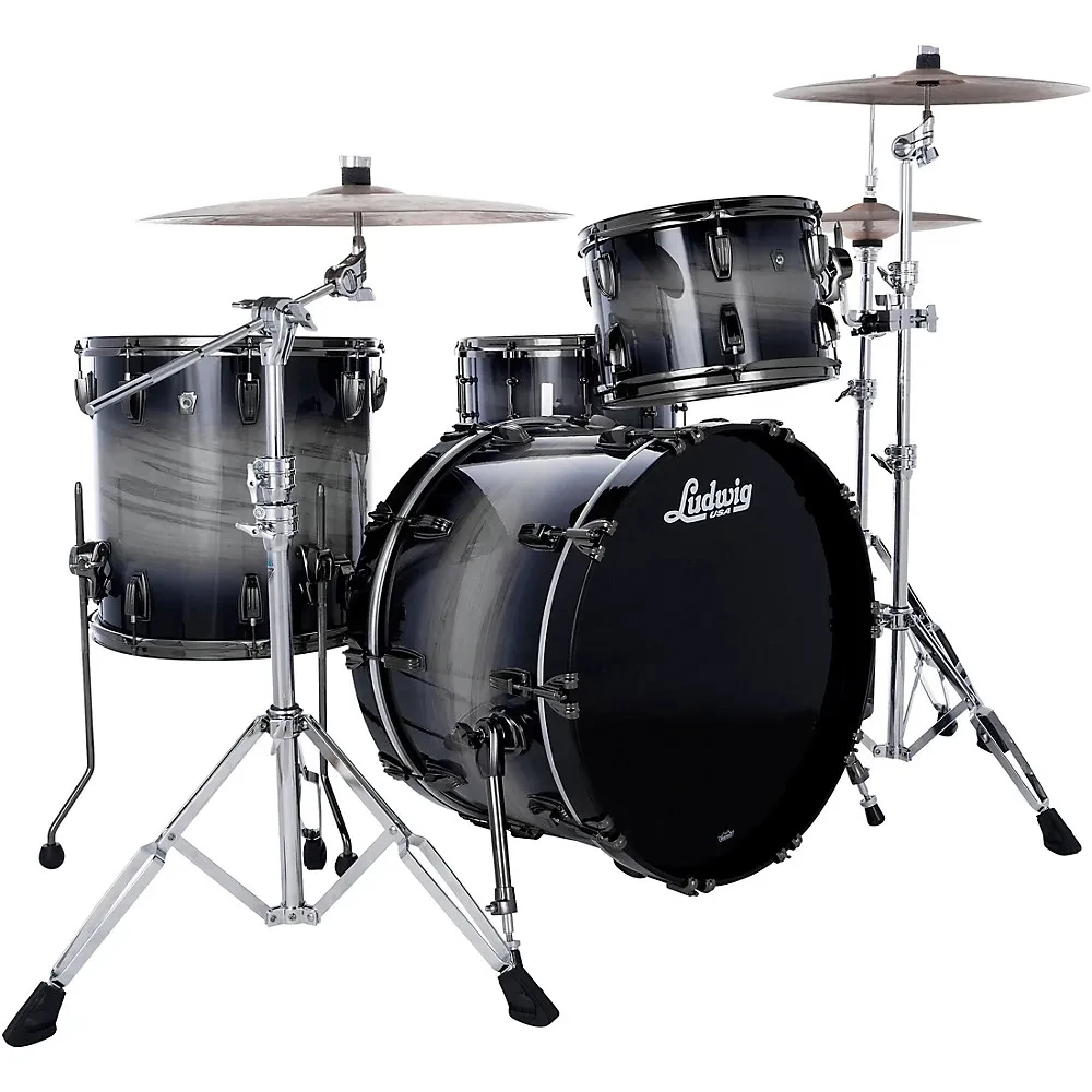 Ludwig Maple Exotic 3-Piece FAB Shell Pack with 22 in. Bass Drum Nocturne Burst