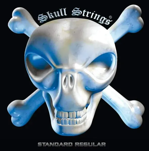 Skull Strings Stainless Steel Guitar Strings with 17% Chromium-Made for Metal!