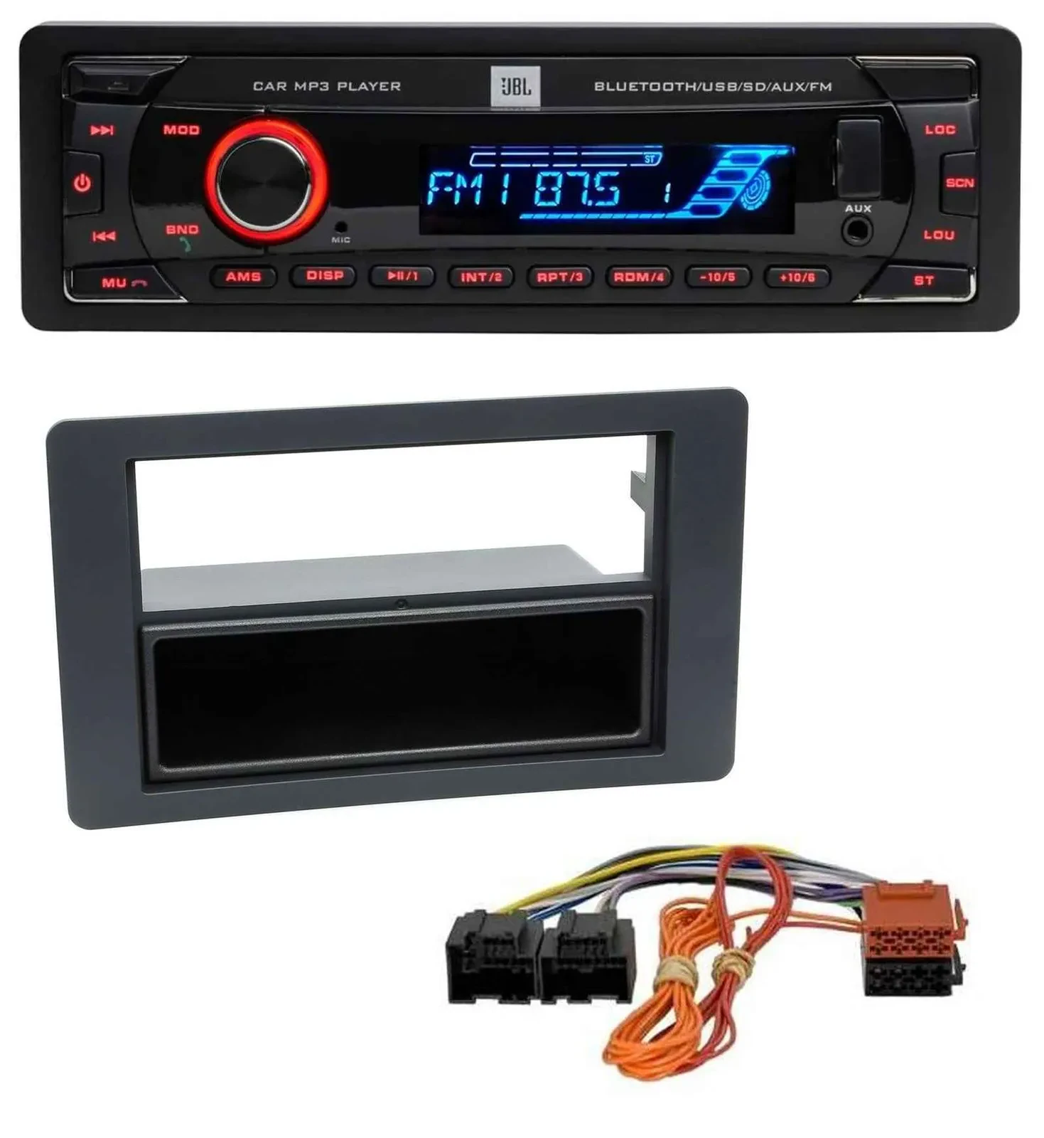 JBL AUX MP3 USB Bluetooth SD Autoradio für Saab 9.5 (ab 2005)