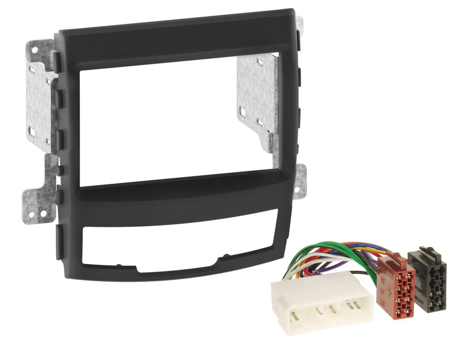 Einbauset Doppel DIN Autoradio für SSangYong Korando 10-13