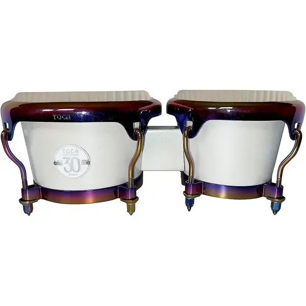 Бонго Toca 30th Anniversary Margarita Blanca Bongos 7 and 8.5 in. White Luminescent