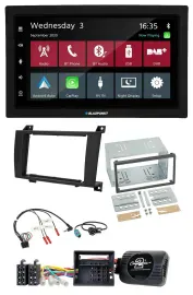 Blaupunkt DAB Bluetooth USB Lenkrad 2DIN Autoradio für Mercedes SLK 08-11 R171