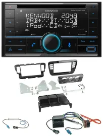 Kenwood CD 2DIN DAB USB MP3 Bluetooth Autoradio Radioeinbauset Doppel-DIN Autora