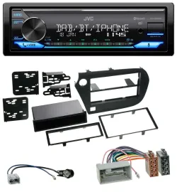 JVC Bluetooth DAB USB MP3 Autoradio für Honda Insight (ZE2, 2009-2013)