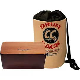 Кахон-бонго Sawtooth Cedar Bongo Cajon With On/Off Snare System and Drum Sack Carry Bag