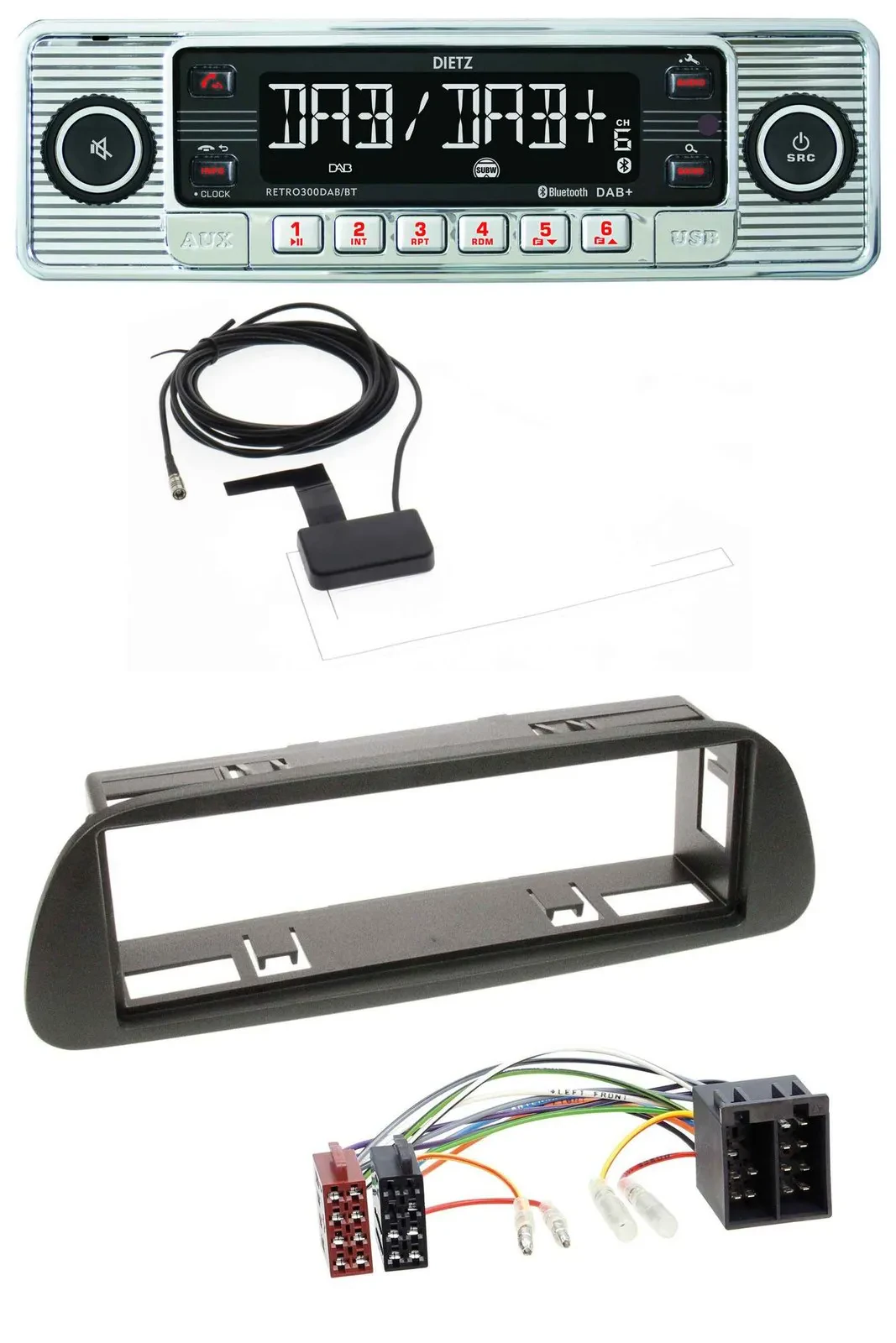 Автомагнитола для Mercedes Sprinter W314 (с 2001) Dietz Bluetooth USB MP3 DAB