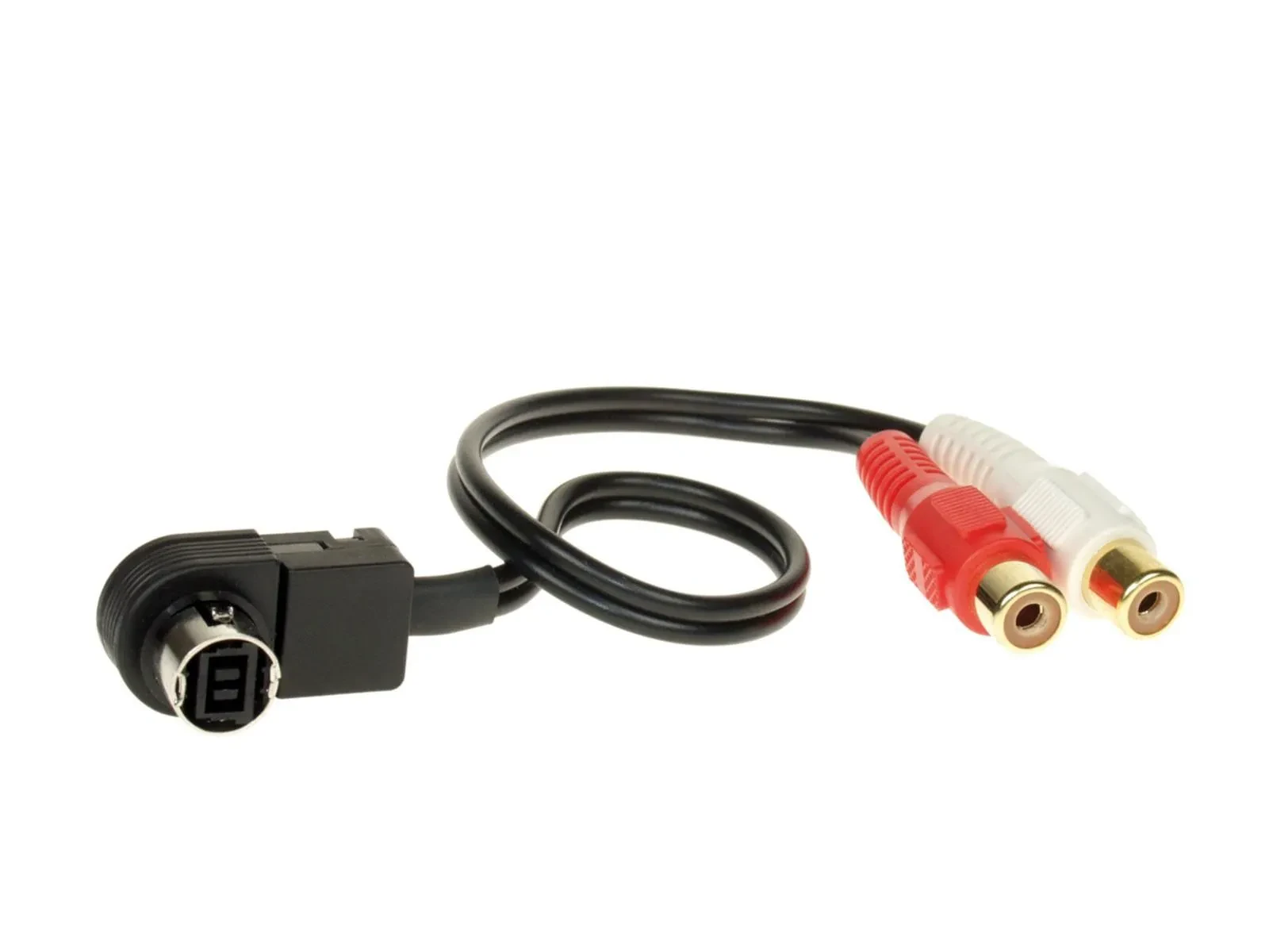 AUX-IN Adapter für Alpine / JVC, gewinkelt - ACV 316001