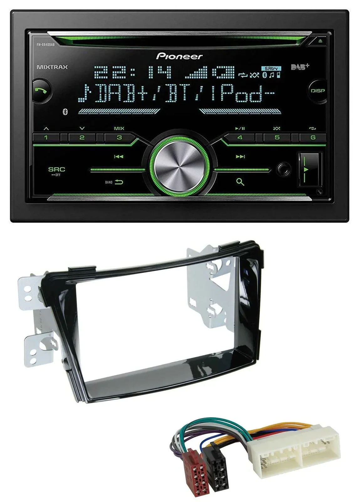 Pioneer Bluetooth MP3 DAB 2DIN USB CD Autoradio für Hyundai i40 ab 2016 Typ VF K