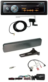Pioneer Bluetooth DAB Lenkrad USB CD Autoradio für Ford Mondeo Focus anthrazit