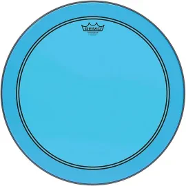 Remo Powerstroke P3 Colortone Blue Bass Drum Head 18 in.