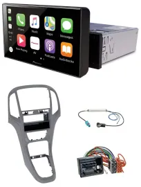 Pioneer Bluetooth MP3 DAB USB Autoradio für Opel Astra J ab 2009 Titan grau