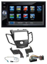Blaupunkt SD Bluetooth 2DIN MP3 USB AUX Autoradio für Ford Fiesta 10-17 schwarz