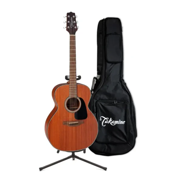 Takamine GD11M NEX 6 String Acoustic Guitar Natural Satin Bundle