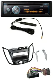 Автомагнитола для Ford C-Max/Kuga Pioneer CD USB Bluetooth DAB MP3, черный (глянцевый)