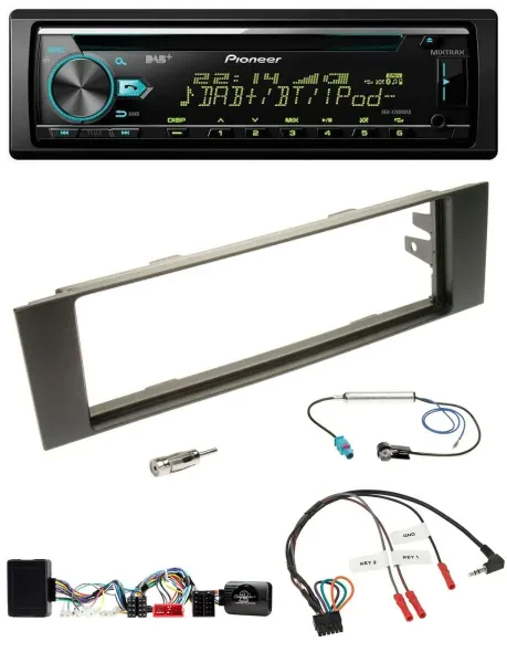 Pioneer DAB Lenkrad CD USB Bluetooth Autoradio für Audi A3 03-06 vollaktiv