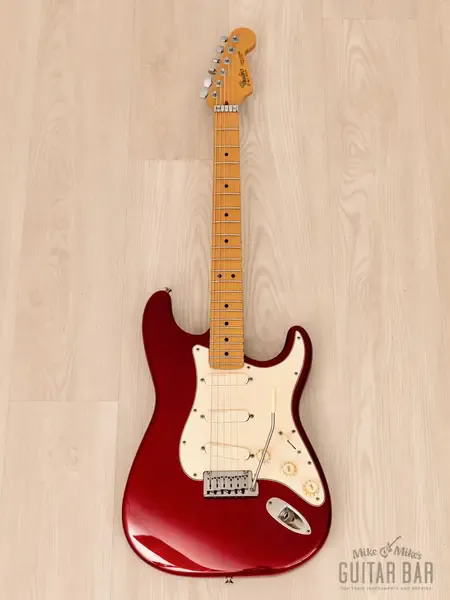 Электрогитара Fender Stratocaster Plus Candy Apple Red USA 1989 w/ Lace Sensor