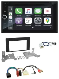 Blaupunkt 2DIN Bluetooth DAB USB DVD MP3 Autoradio für Toyota Aygo ab 2022 AB7 s