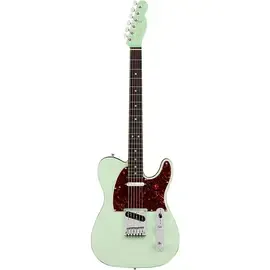 Электрогитара Fender American Ultra Luxe Telecaster Rosewood FB Transparent Surf Green