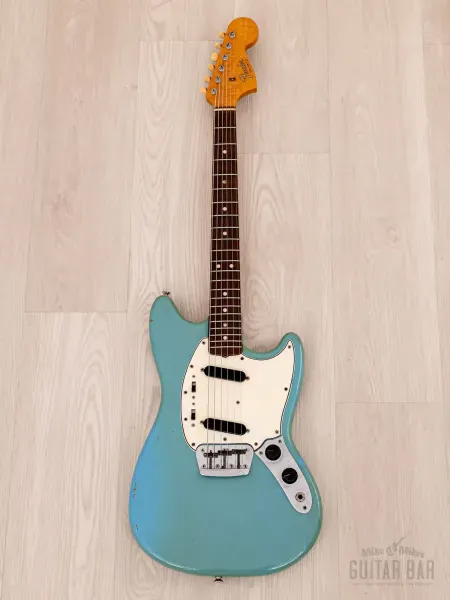 Электрогитара Fender Duo Sonic II SS Daphne Blue w/case USA 1966