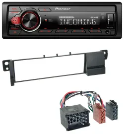 Автомагнитола для BMW 3 Series E46 Pioneer Bluetooth, USB, DAB, MP3 (round pin, с 1998)